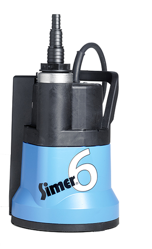 Simer 6 - Pumpe bei Starkregen