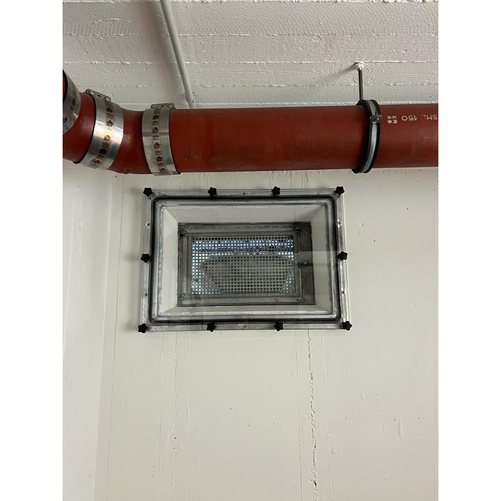 Hochwasserschutz für Fenster zum selbst bauen von Innen