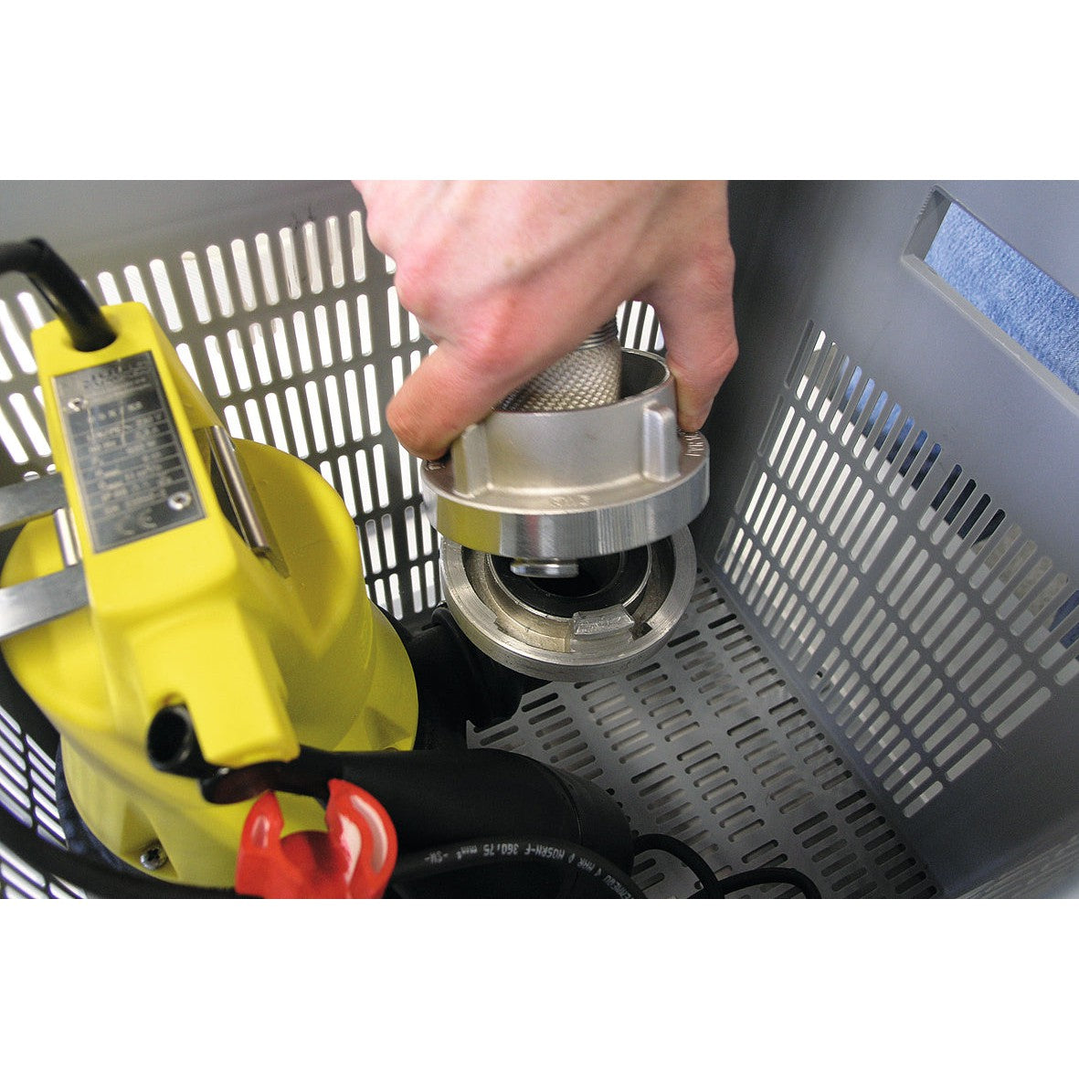 Flutbox - Pumpe bei Hochwasser