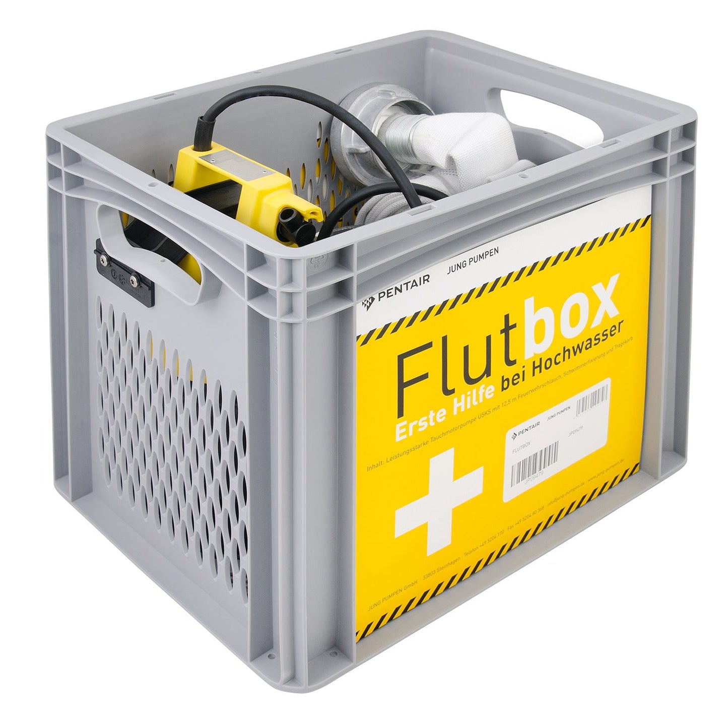Flutbox - Pumpe bei Hochwasser