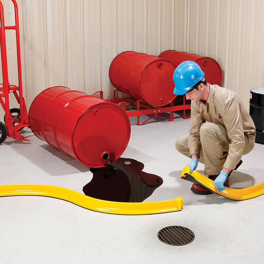 Hochwasserschutzbarriere/ Wassersperre PIG® SpillBlocker® Deich