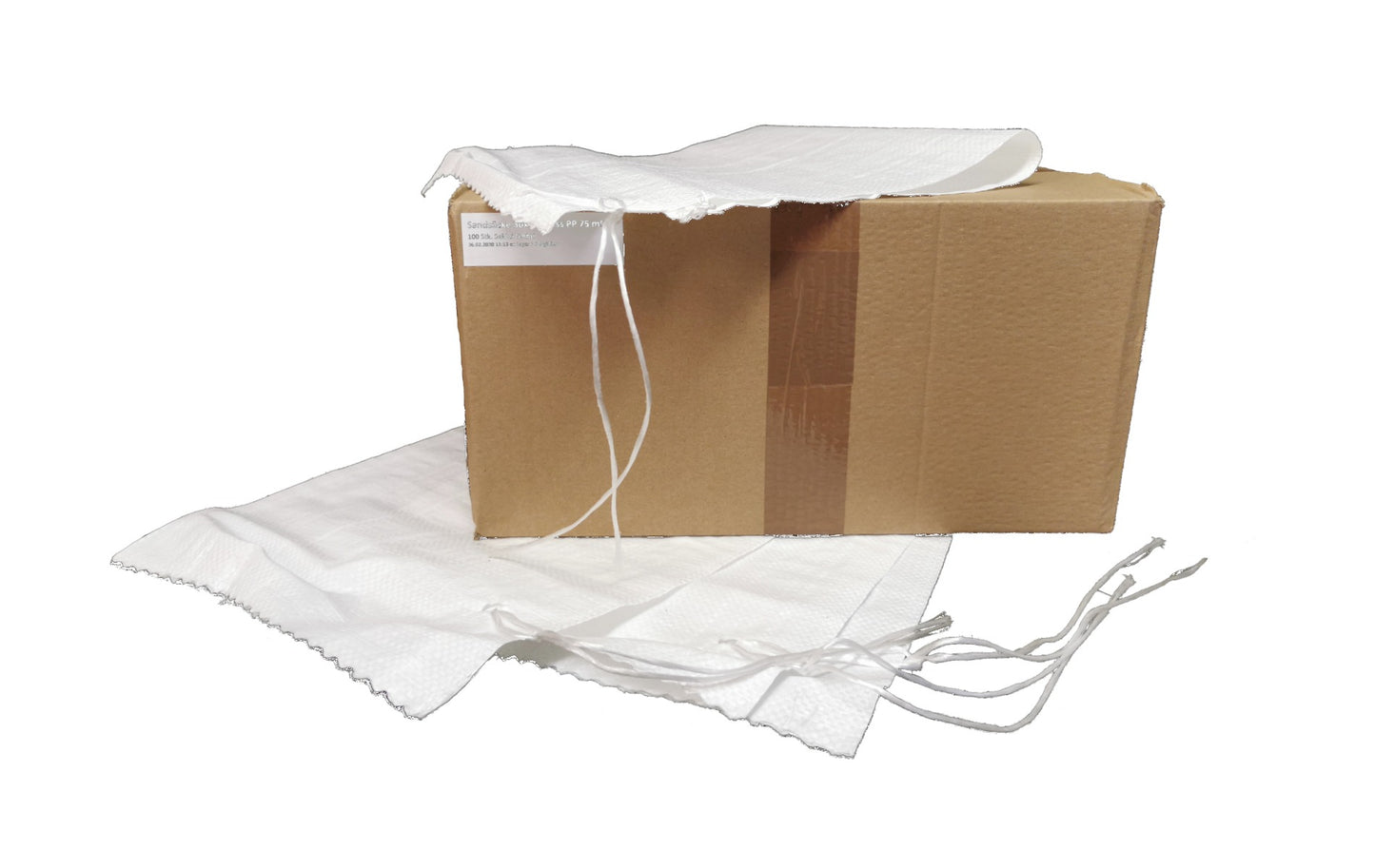 Sandsäcke PP schwarz oder weiß 30×60 cm ungefüllt