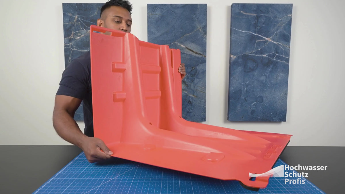 NoFloods EasyWall im Einsatz
