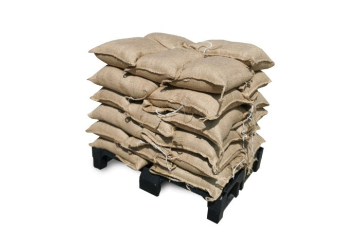 Notfall-Set Sandsäcke Jute 30×60 cm - gefüllt