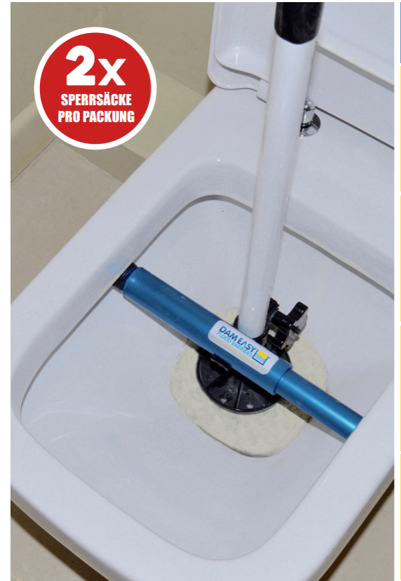 Toilettensperre bei Hochwasser