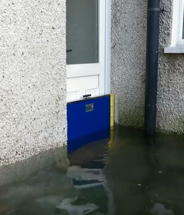 Hochwasserschutz für Garagentor