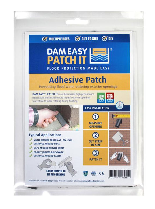 Verpackung der Klebemasse Dam Easy Patch It